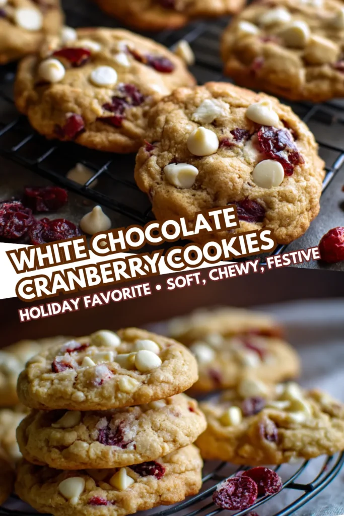 White Chocolate Cranberry Cookies | Holiday Favorite 2 46 1