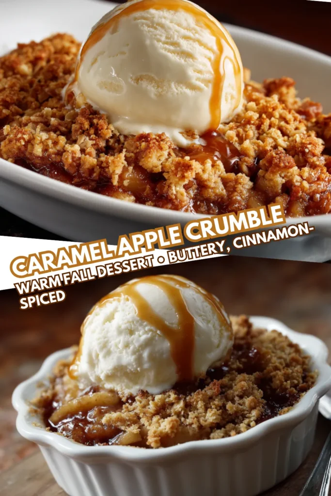 Caramel Apple Crumble | Warm Fall Dessert 2 59 1
