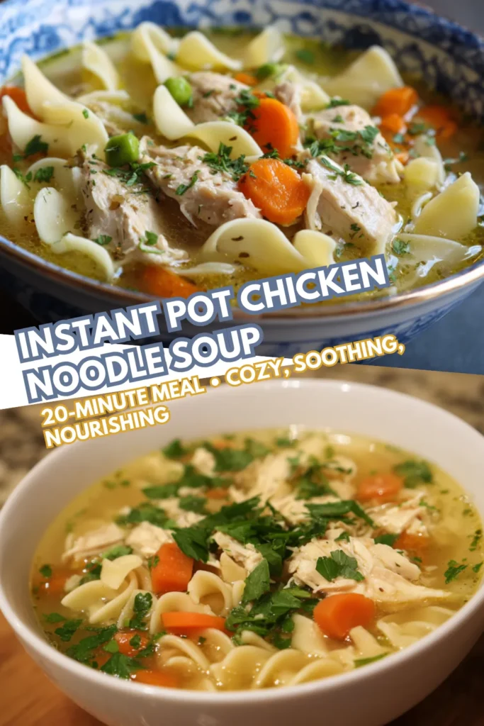 Instant Pot Chicken Noodle Soup | 20-Minute Meal 2 64 1