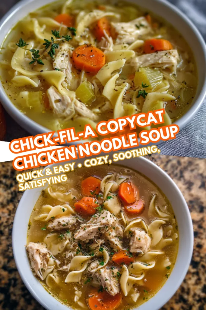 Chick-fil-A Copycat Chicken Noodle Soup | Quick & Easy (Weeknight Bowl, Same Cozy Vibes) 2 65 1