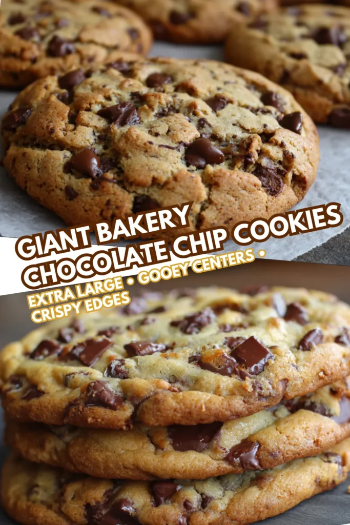 Giant Bakery Chocolate Chip Cookies | Thick & Chewy 2 75 1