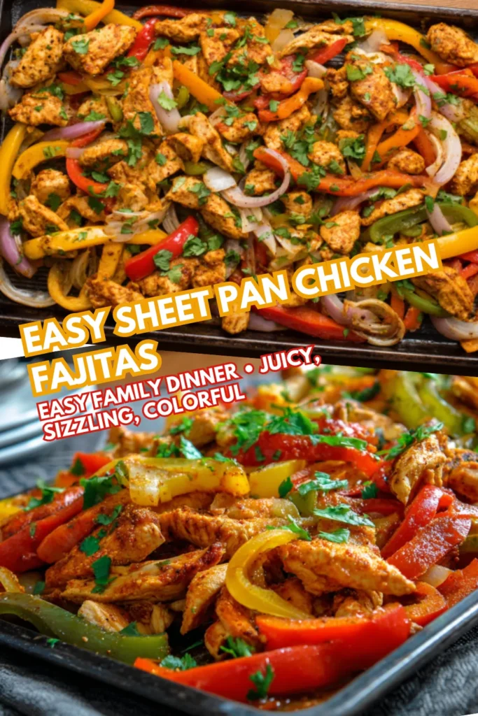 Sheet Pan Chicken Fajitas | Easy Family Dinner 2 87