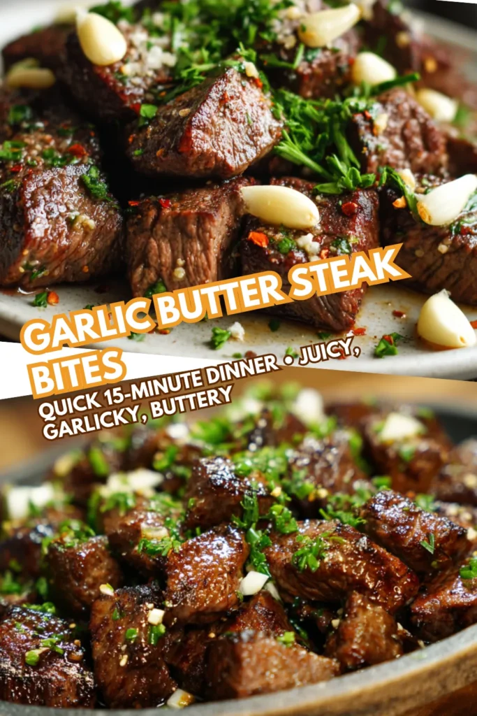 Garlic Butter Steak Bites | Quick 15-Minute Dinner 2 89 1