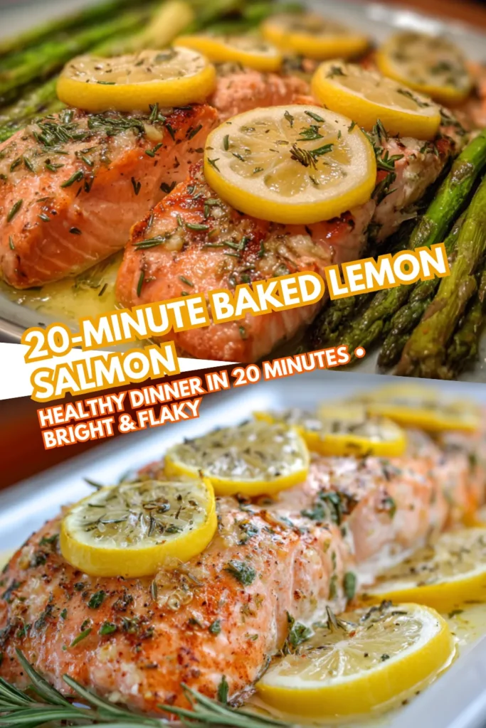 Baked Lemon Salmon | Healthy Dinner in 20 Minutes (Bright, Garlicky & Weeknight Easy) 2 90 1