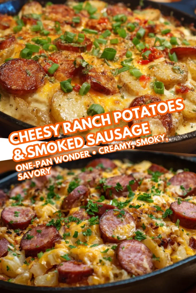 Cheesy Ranch Potatoes & Smoked Sausage | One-Pan Wonder 2 92 1