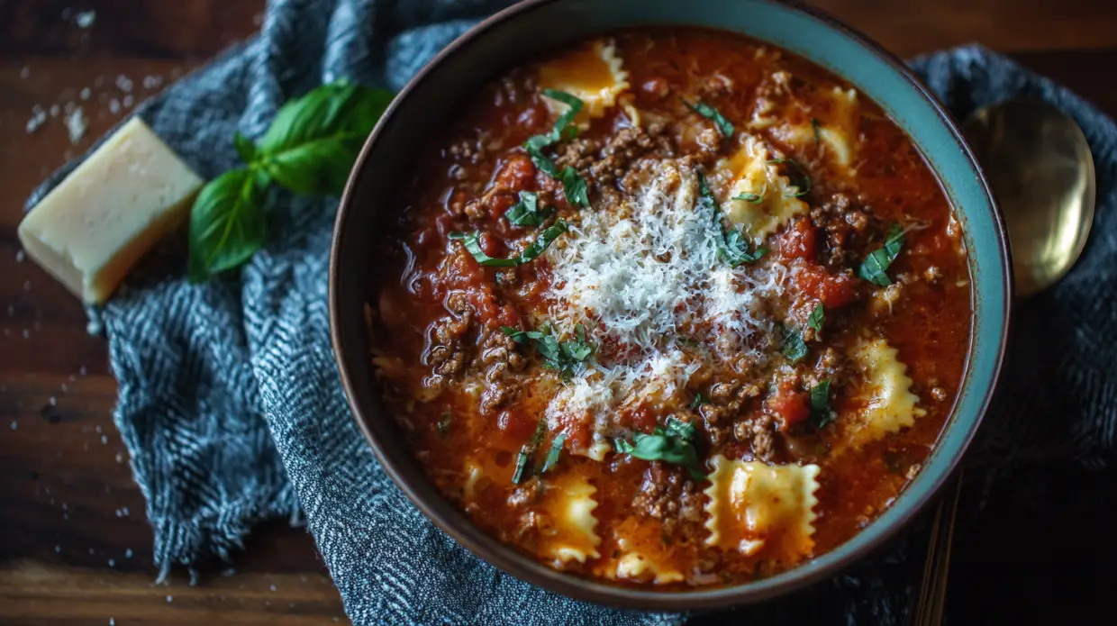 One-Pot Lasagna Soup (Weeknight Favorite: Saucy, Cheesy & Ready Fast)