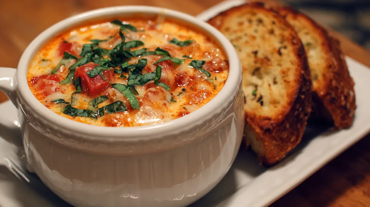 Creamy Tomato Basil Lasagna Soup | Comfort in a Bowl