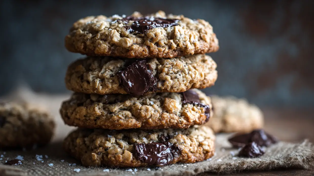Oatmeal Chocolate Chunk Cookies | Old-Fashioned Goodness