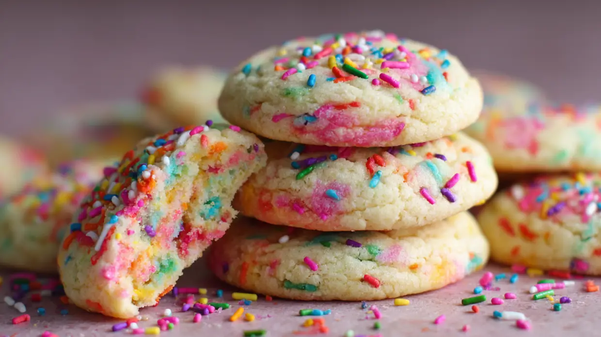 Funfetti Sugar Cookies | Soft & Colorful Celebration Treats (No-Chill, Bakery-Pretty)