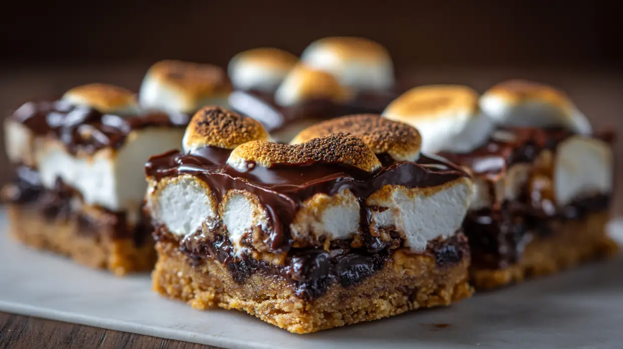 S’mores Bars | Gooey Chocolate Marshmallow Treat