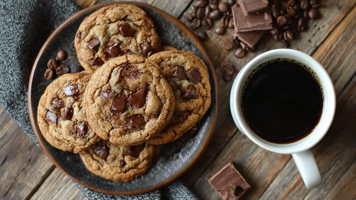 Espresso Chocolate Chip Cookies | Caffeine Meets Chocolate