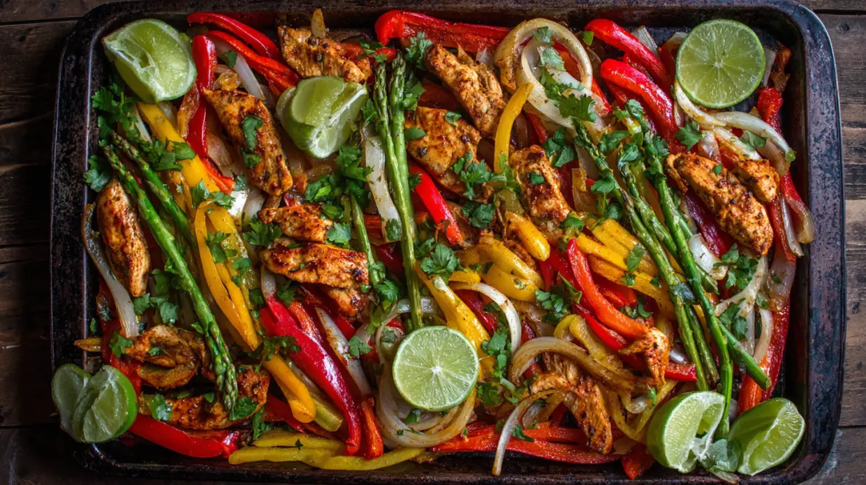 Sheet Pan Chicken Fajitas | Easy Family Dinner