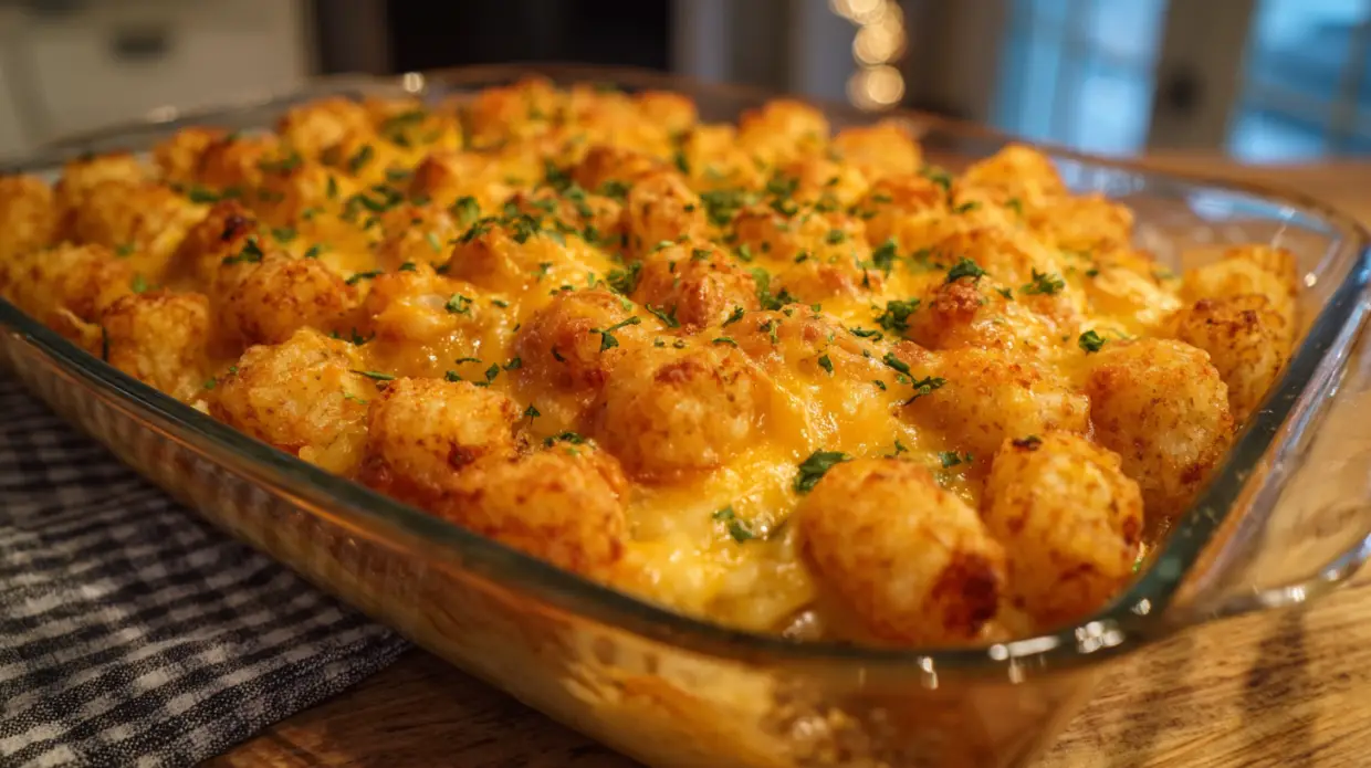 Simple Tater Tot Casserole | Cheesy & Family Friendly (Weeknight Favorite You’ll Make on Repeat)