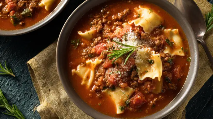High-Protein Lasagna Soup (Guilt-Free Comfort Food, Weeknight Easy)