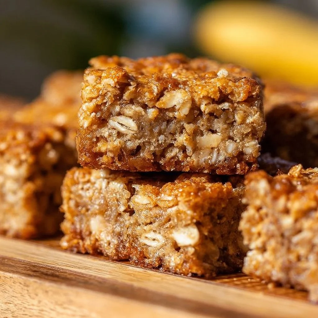 Banana Oatmeal Bars