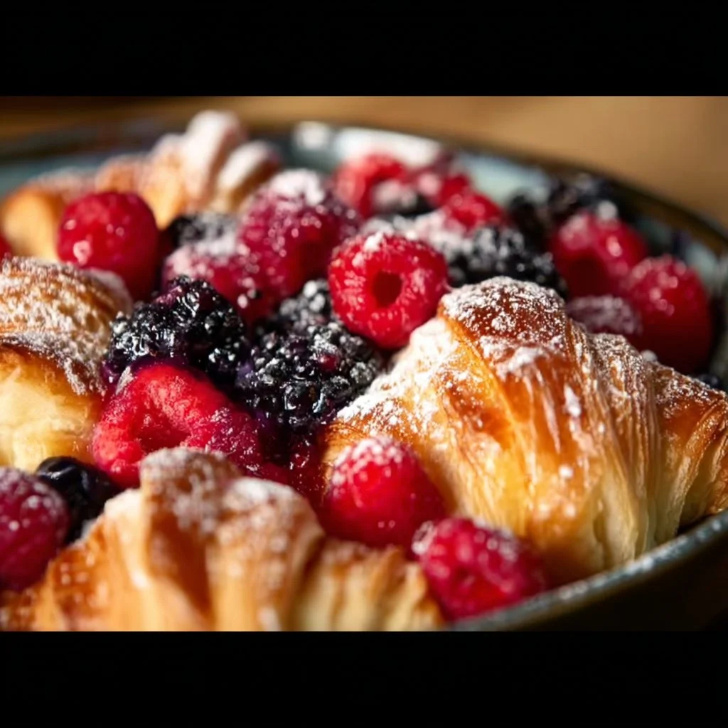 Berry Croissant Breakfast Bake