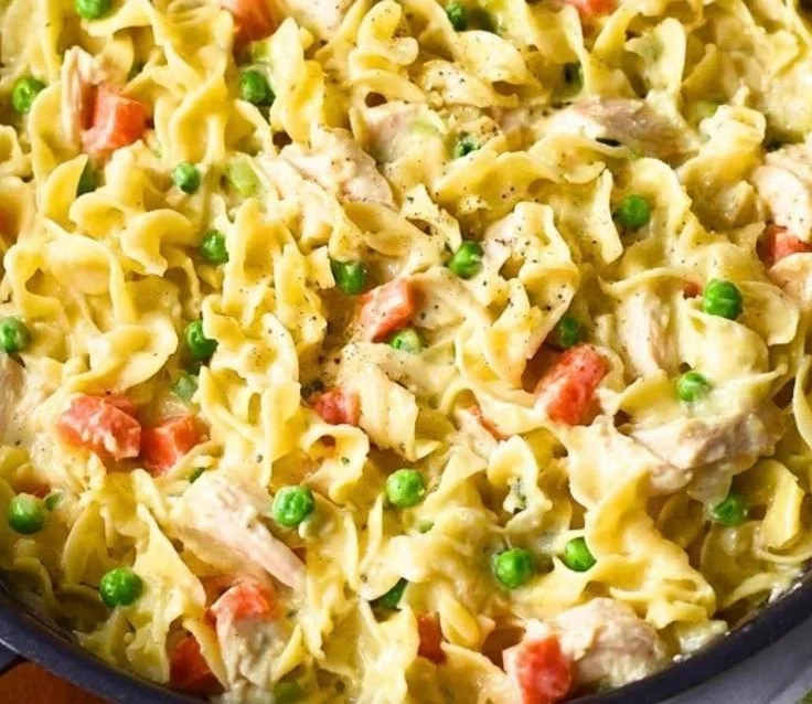 Chicken Pot Pie Noodles