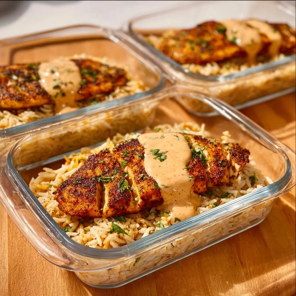 Creamy Cajun Chicken and Rice Bowls