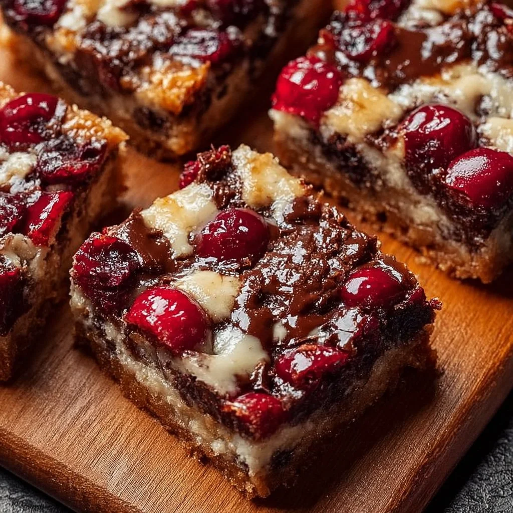 Dark Chocolate Cranberry Magic Bars Recipe