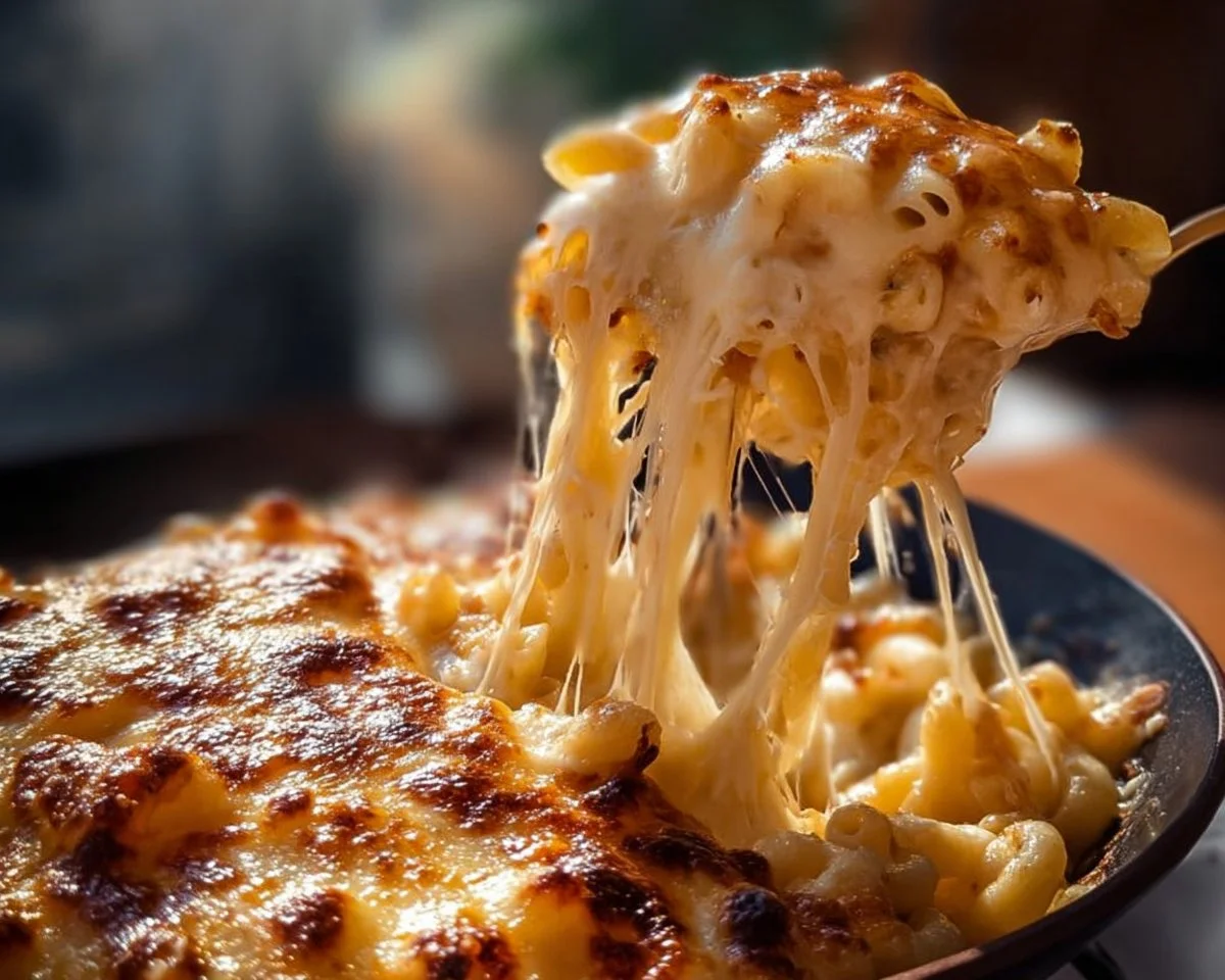 French onion soup mac & cheese