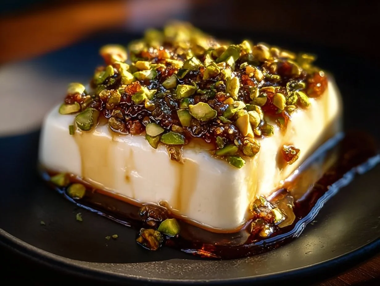 Honey Fig Pistachio Goat Cheese Appetizer