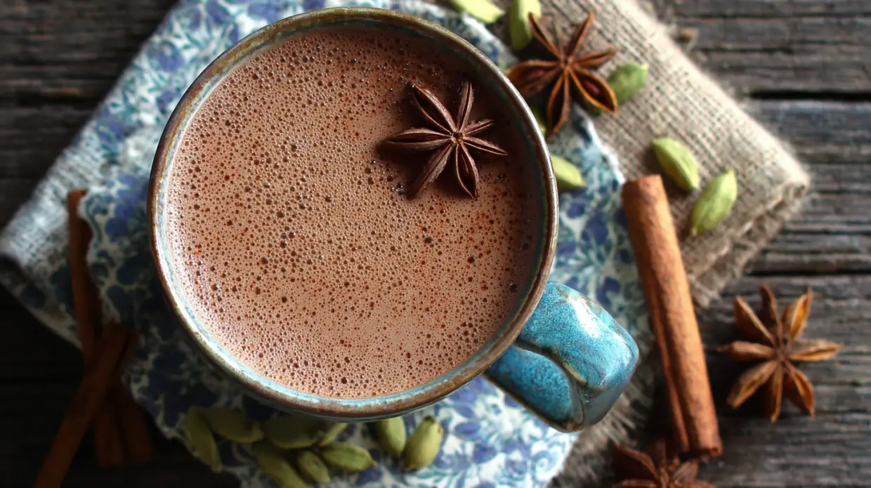 Spiced Hot Cocoa Anti-Inflammatory Drink