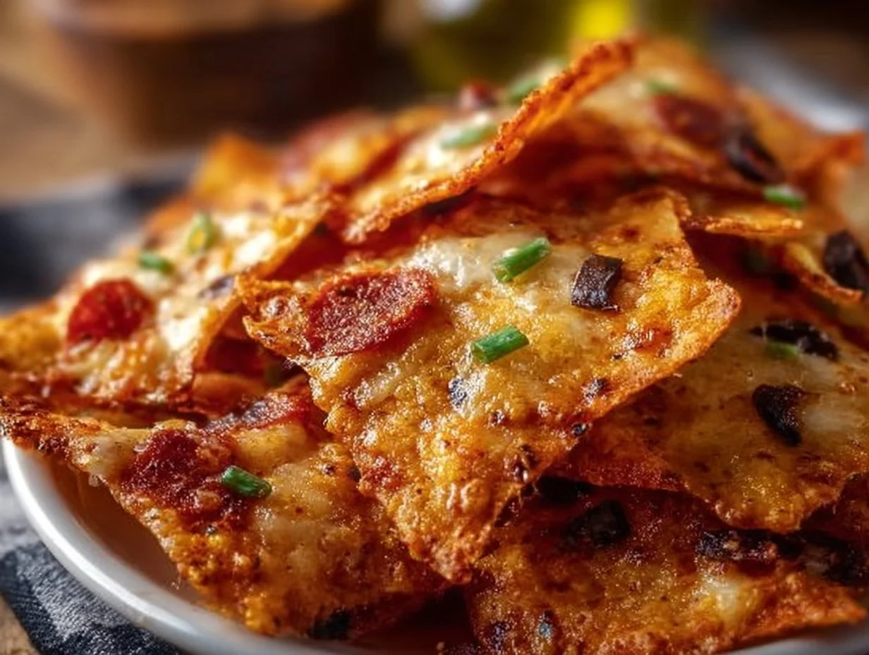 Keto Pizza Chips