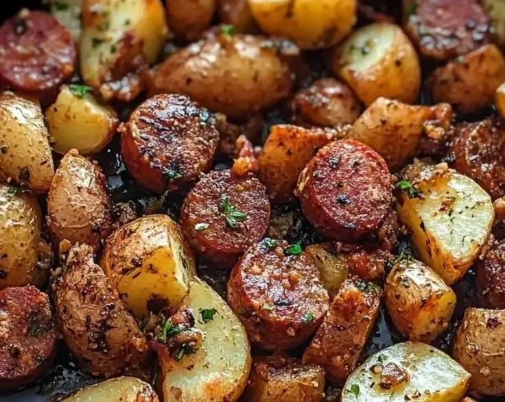 One Pan Kielbasa and Potatoes