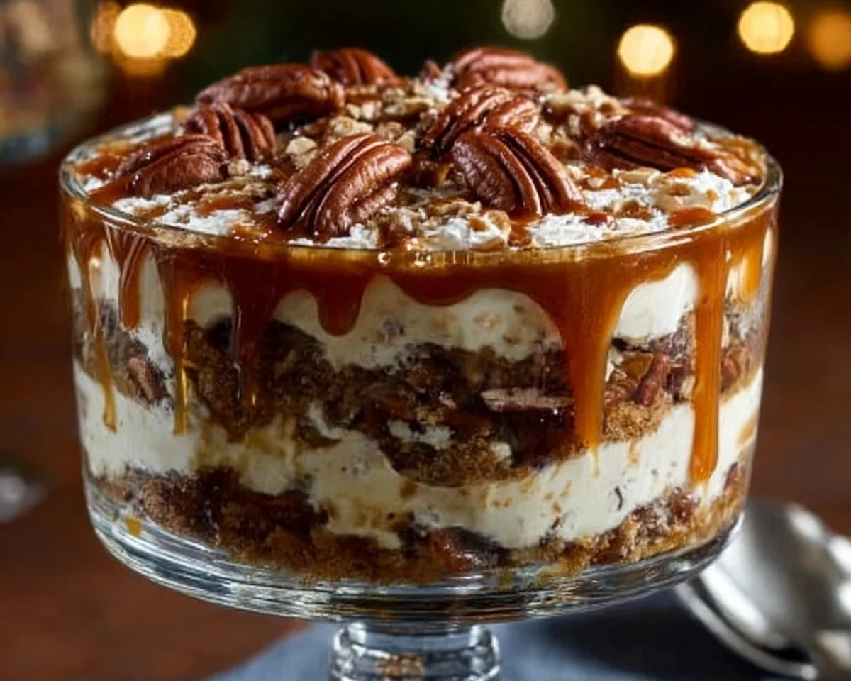 Pecan Pie Cheesecake Trifle