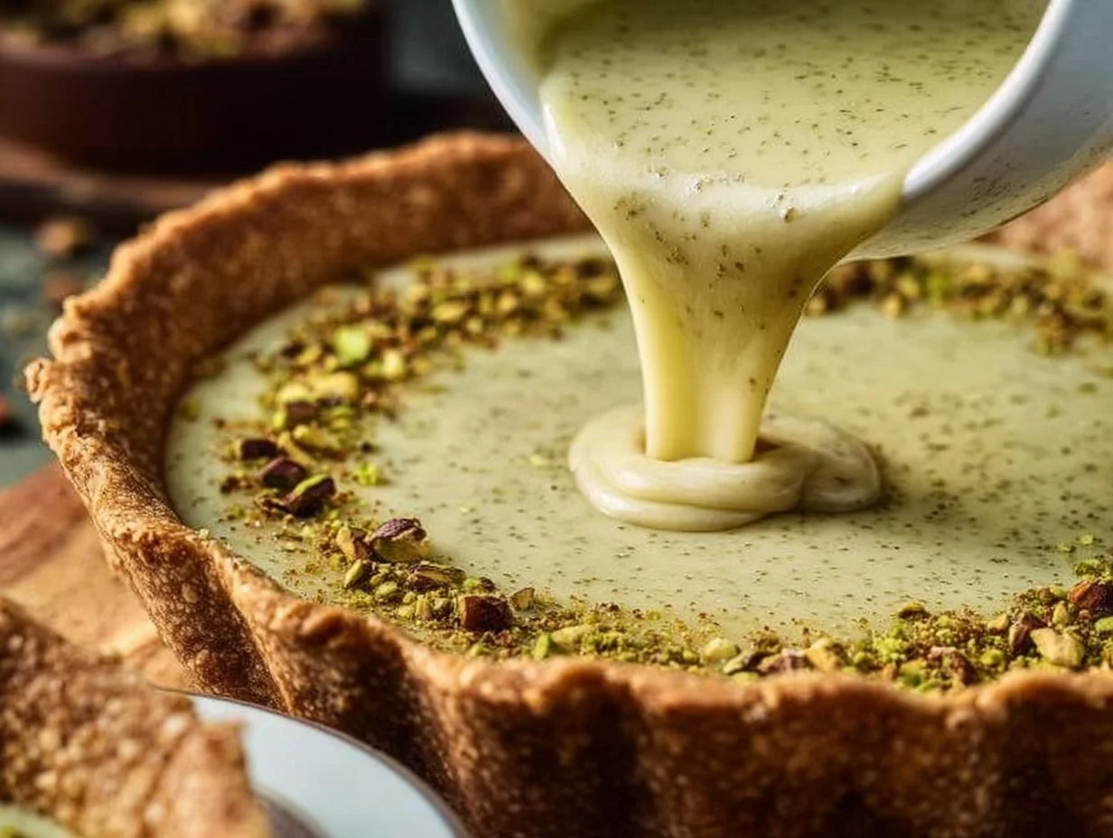 Pistachio Custard Pie