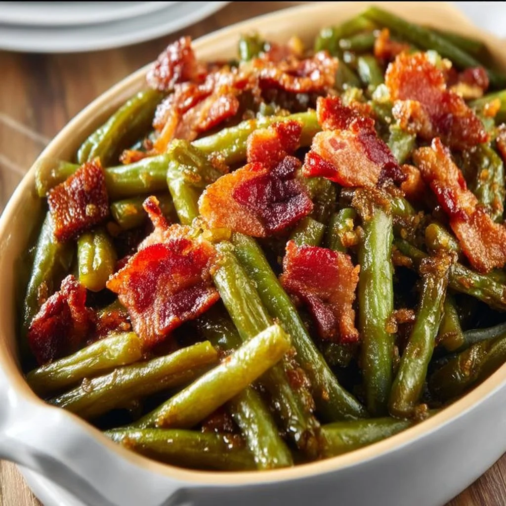 Simple Garlic Green Beans