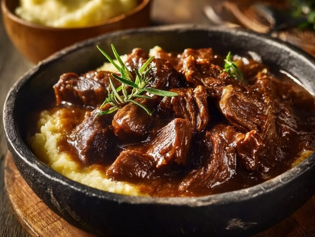 Slow Cooker Beef Manhattan