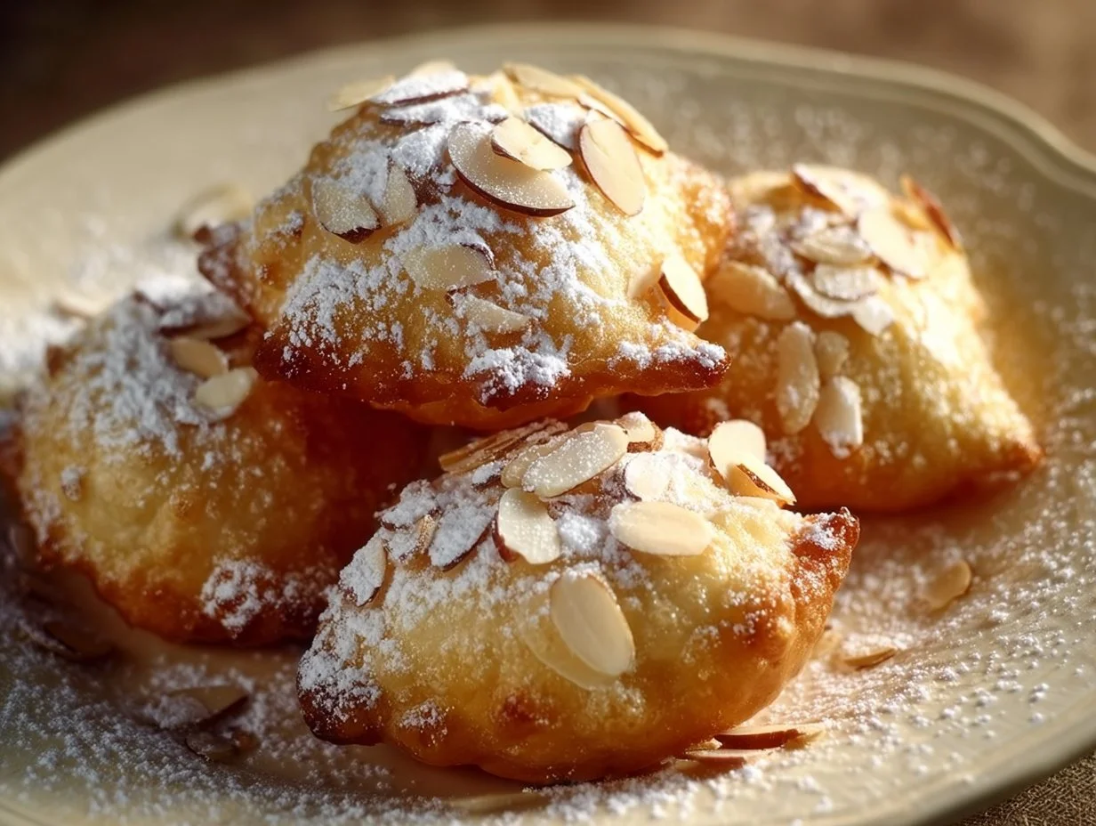 Soft Ricotta Almond Pillows