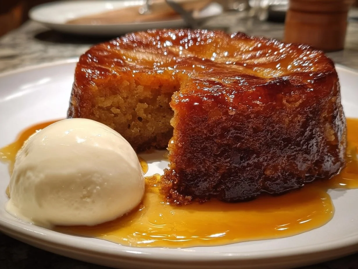 Sticky Pear and Ginger Cake