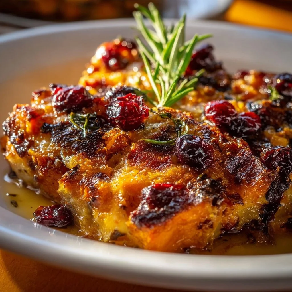 Sweet Potato & Cranberry Gratin