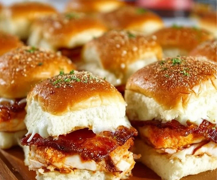 Chicken Bacon Ranch Sliders