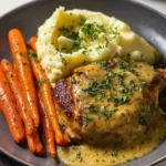 Creamy Herb Chicken with Mashed Potatoes & Glazed Carrots: A Complete Comfort Food Dinner 3 creamy herb chicken with mashed potatoes glazed 2026 01 01 201537 1