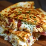 Easy Chicken Bacon Ranch Quesadilla 3 easy chicken bacon ranch quesadilla 2026 01 01 201604 1