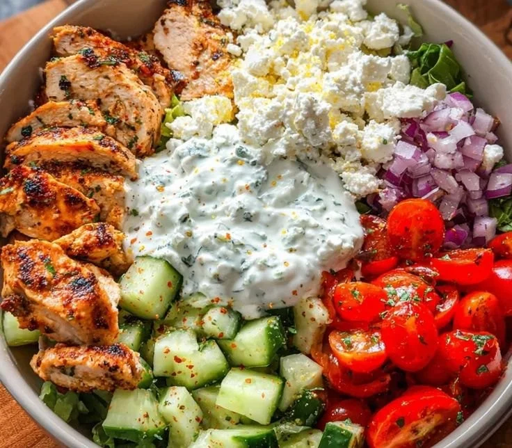 Greek Chicken Bowls