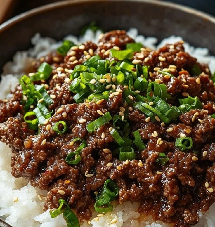 Korean Ground Beef Bowl