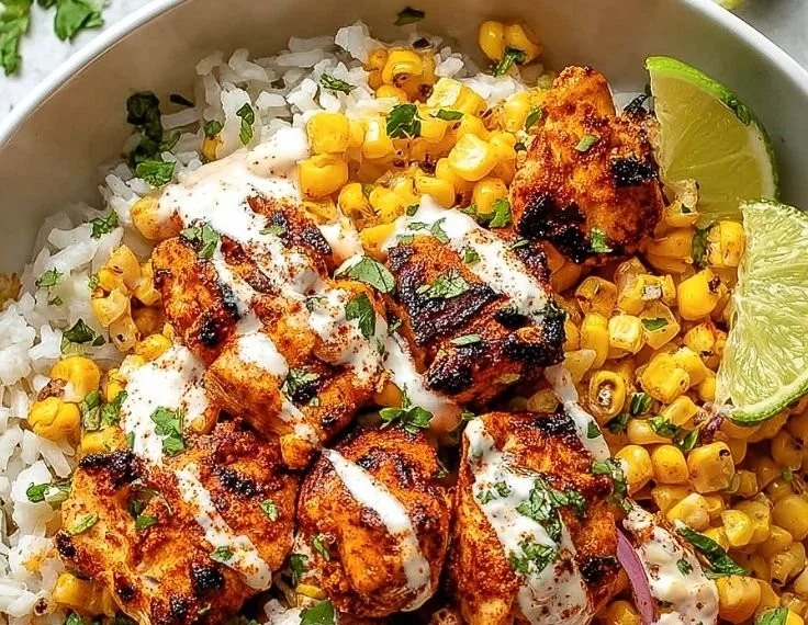 Tasty Street Corn Chicken Bowl