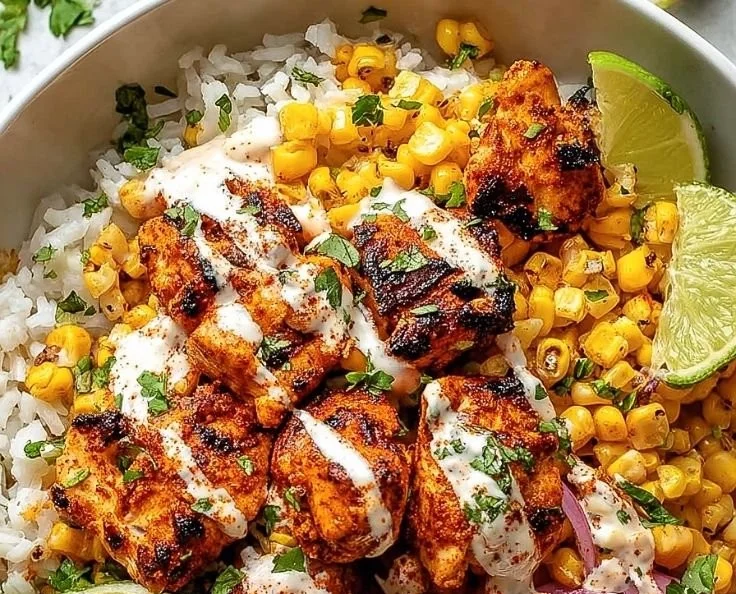 Tasty Street Corn Chicken Bowl
