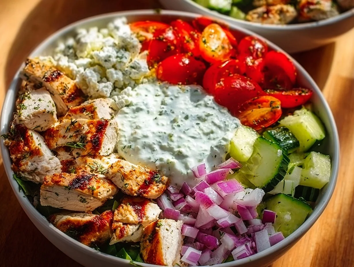 Greek Chicken Bowls