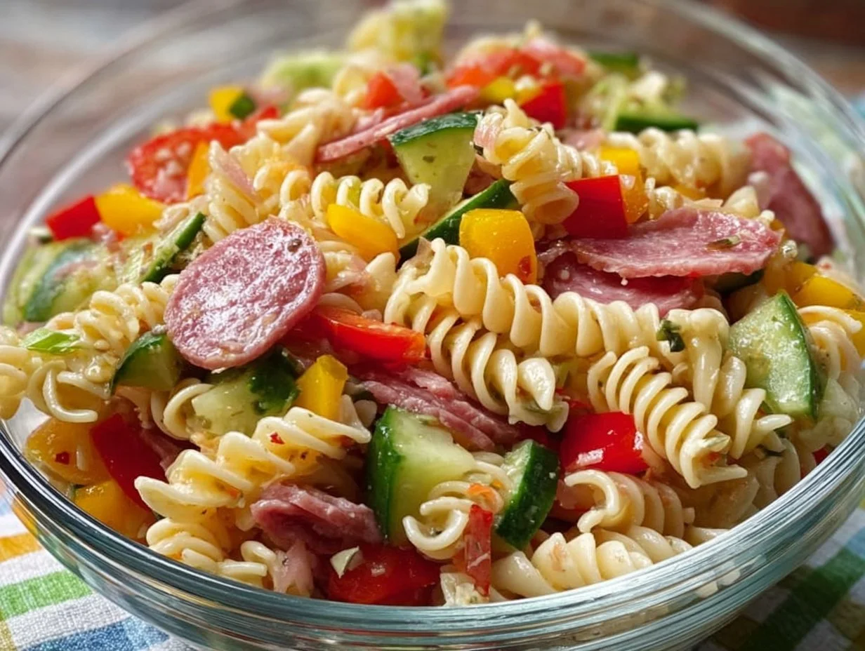 High Protein Italian Pasta Salad