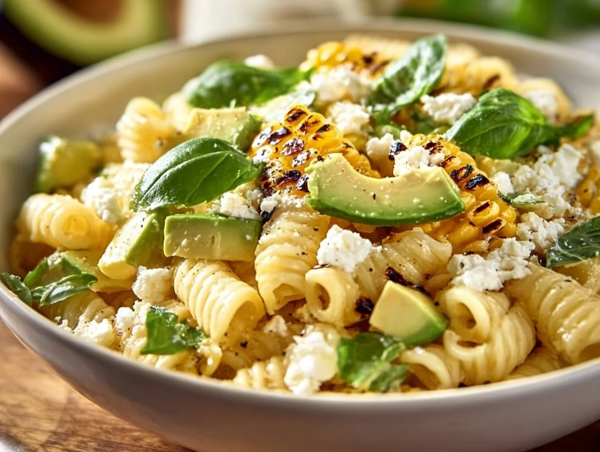 Juicy Street Corn Pasta Salad