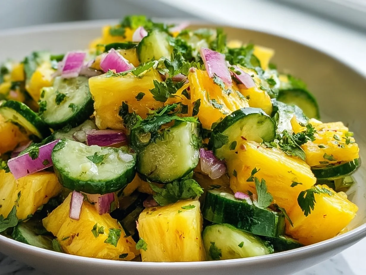 Pineapple Cucumber Salad