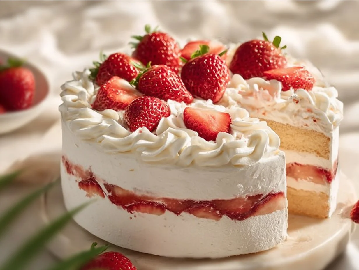 Strawberry Shortcake Layer Cake
