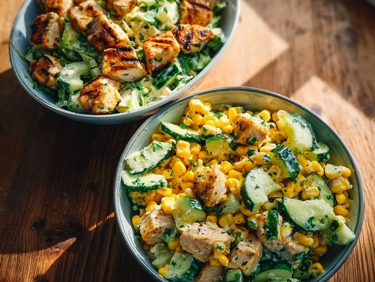 Street Corn Creamy Cucumber Chicken Salad: An Amazing Ultimate Recipe