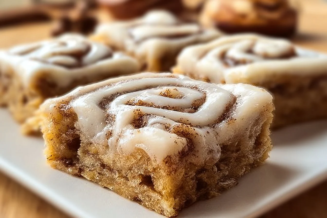Cinnamon Roll Bliss Bars