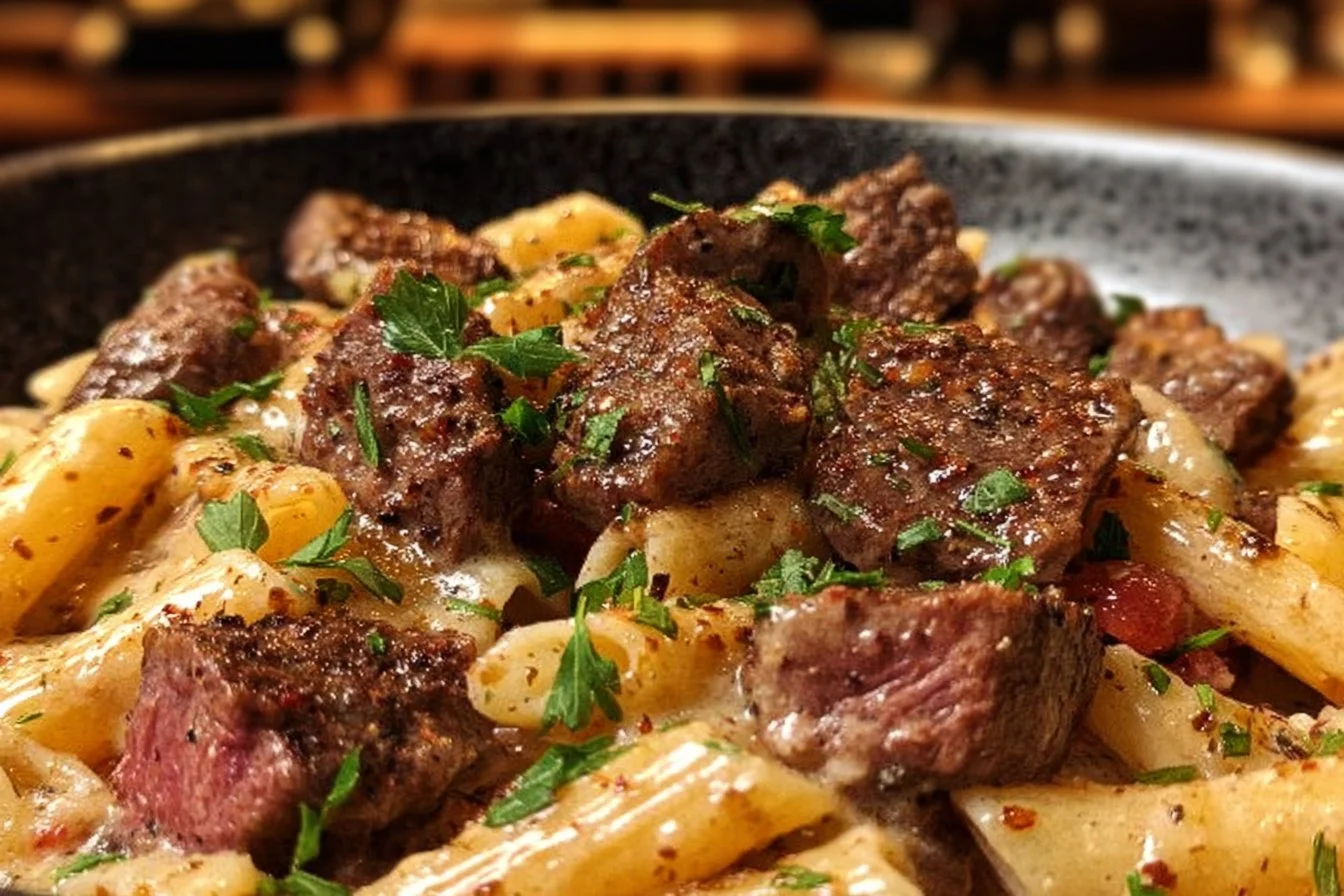 Creamy Steak Pasta